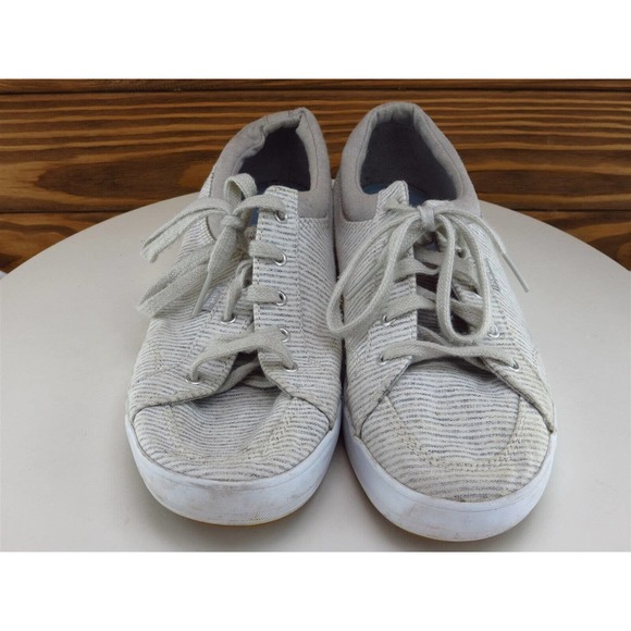 Keds Size 7 Sneaker Gray‎ Fabric Medium Lace Up Women - Picture 3 of 11